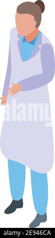 Medical collaboration icon. Isometric of medical collaboration vector icon for web design isolated on white background Stock Vector