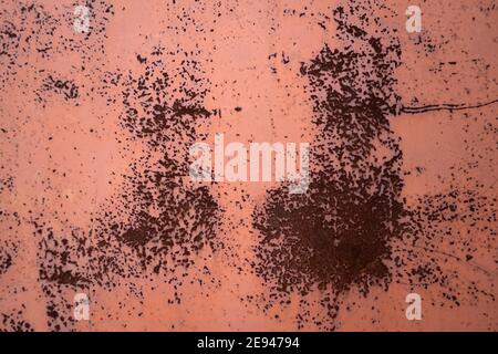 Rusty metal texture. Old metallic background. Worn down steel. Stock Photo
