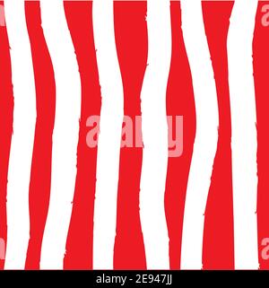 Abstract watercolor seamless pattern lines background in color Stock Vector
