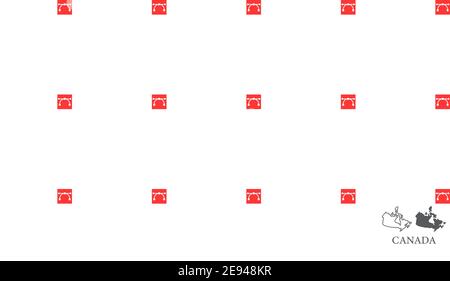 Map of Canada glyph icon, country and geography, canada map sign vector ...