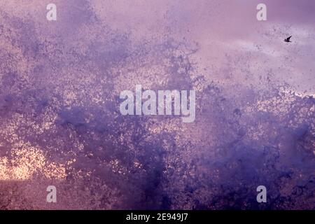 Giant sea waves - stock photo Stock Photo