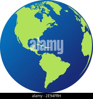 Vector Circle Globe the World Sign Symbol Icon Logo Design inspiration . Stock Vector