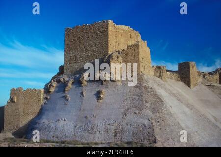 Crusader 12th century castle Kerak Jordan Stock Photo