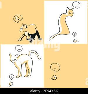 Cat and the mouse Stock Vector