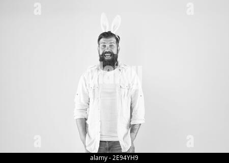 Chinese Zodiac. Man rabbit ears. Horoscope sign. Difference Between Rabbits and Hares. Male rabbit personality traits. Rabbit men are gentle modest kind optimistic sensitive and considerate. Stock Photo