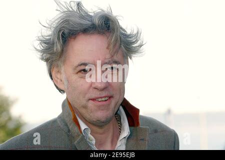 Sir Bob Geldof poses for the photographers in Cannes, France on January 23, 2006. Photo by Gerald Holubowicz/ABACAPRESS.COM Stock Photo