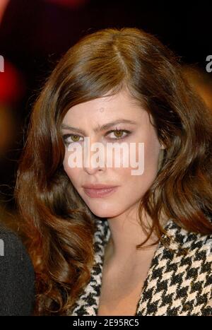 French actress Anna Mouglalis attends the premiere of her movie 'Romanzo Criminale' during the 56 th Berlin International Film Festival in Berlin, Germany on February 15, 2006. Photo by Bruno Klein/ABACAPRESS.COM. Stock Photo