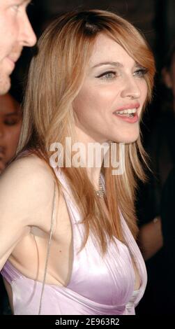 Madonna and her husband Guy Ritchie arriving at the 2006 Vanity Fair Oscar Party held at Morton's in Los Angeles, CA, USA on March 5, 2006. Photo by Hahn-Khayat-Nebinger/ABACAPRESS.COM Stock Photo