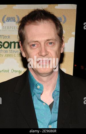 Actor and director Steve Buscemi arrives at the Lonesome Jim