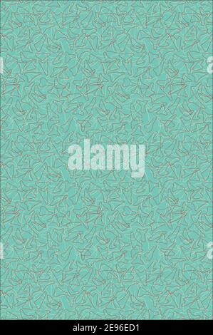 1960s retro vintage seamless pattern. Vector illustration  background texture wallpaper. Stock Vector