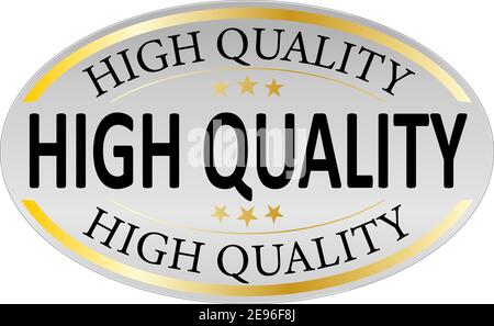 High Quality guaranteed. Check mark. Premium quality symbol. Vector stock illustration. Stock Vector
