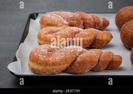 various Korean doughnut, donuts Stock Photo