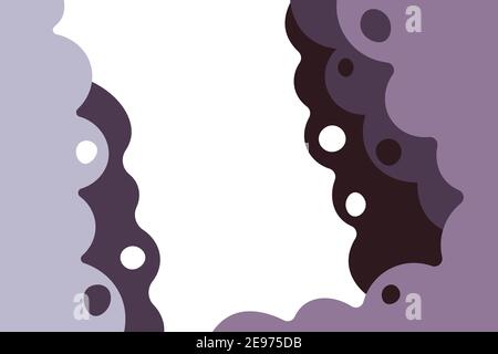 Abstract background with colorful fluid shapes, pastel color waves, geometric lines, dynamical forms. Design for poster, banner, card, cover. Liquid Stock Vector