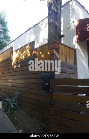 Los Angeles, California, USA 2nd February 2021 A general view of atmosphere of former home/residence of William Hulbert at 6855 Alta Loma Terrace on February 2, 2021 in Los Angeles, California, USA. Photo by Barry King/Alamy Stock Photo