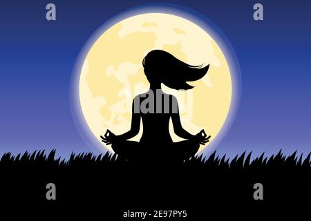 Dancer In The Moonlight Female Moon Pose Photo Background And Picture For  Free Download - Pngtree