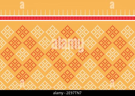 Geometric ethnic oriental seamless pattern traditional.Design for background,carpet,wallpaper,clothing,wrapping,Batik,fabric,Vector illustration.Eps10 Stock Vector
