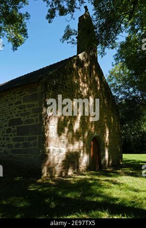 Chapelle Notre-Dame de Tremoor, Riec-sur-Belon, Finistere, Bretagne, Brittany, France, Europe Stock Photo