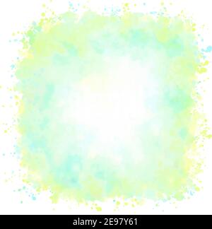 Water color like cloud on old paper texture background. Vector. Stock Vector