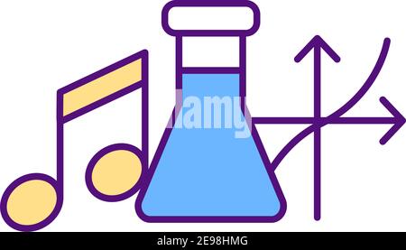 High school teachers RGB color icon Stock Vector