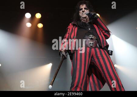 Alice Cooper performing his Halloween Night of Fear at Wembley Arena, London Stock Photo