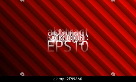 EPS10 vector illustration. Background with three-dimensional effect composed of bands with different shades of color and shadows. Perfect for any use. Stock Vector