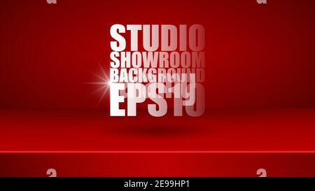 EPS10 vector illustration. Design of a studio. Easy to use to promote your products. Stock Vector