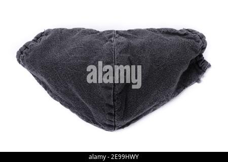 Worn rag safety breathing mask isolated on white background Stock Photo ...