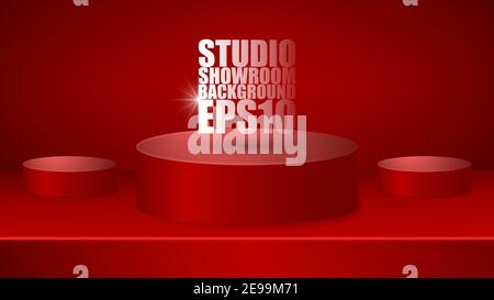 EPS10 vector illustration. Design of a studio. Easy to use to promote your products. Stock Vector