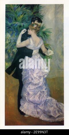 Pierre-Auguste Renoir. 1841-1919. La Danse à la ville. 1883. Toile Stock Photo