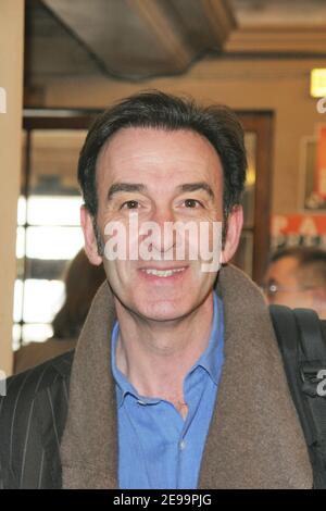 Robin Renucci attends a ceremony in which French actress Simone Valere and her husband actor Jean Desailly received a tribute on April 3, 2006 from culture minister Renaud Donnedieu de Vabres at the Madeleine theater in Paris with a screening of a documentary to be broadcast by France 5 Channel on next April 9. Photo by Denis Guignebourg/ABACAPRESS.COM Stock Photo