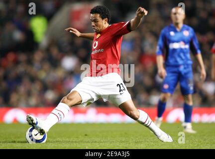 Manchester United's Kieran Richardson during the FA Barclays Premiership, Manchester United vs Middlesbrough in Manchester, UK on May 1, 2006. The game ended in a draw 0-0. Photo by Christian Liewig/ABACAPRESS.COM Stock Photo