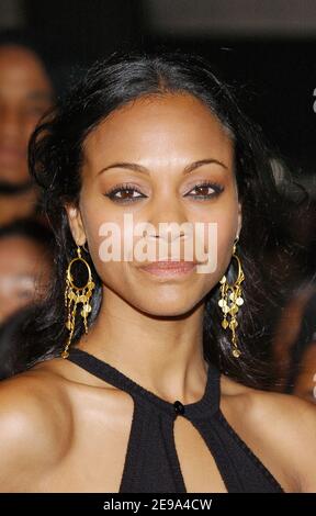 actress zoe saldana arrives   mission impossible  premiere