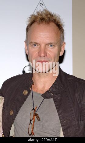 Sting attends the opening party for the New Jivamukti Yoga School in New York, NY, USA, on May 17, 2006. Photo by Nicolas Khayat/ABACAPRESS.COM Stock Photo