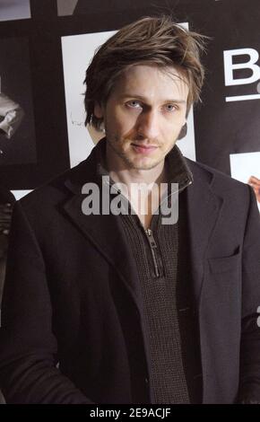 French actor Stanislas Merhar attends a caritative sale of Baume & Mercier watches at 'Le carrousel du Louvre' in Paris, France, on May 19, 2006. Photo by Bruno Klein/ABACAPRESS.COM Stock Photo