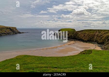 Silver Strand, Ireland. 27th April, 2016. Maritime landscape at Silver Strand, Malin Beg, Glencolumbkille, County Donegal, Ireland. Stock Photo