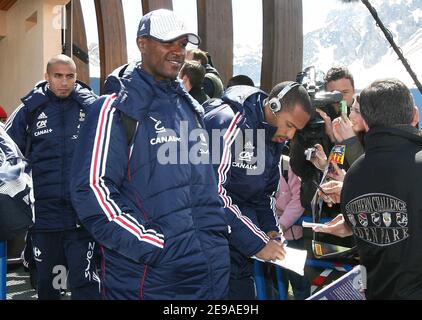 France's Eric Abidal during the Soccer match, World Cup 2010