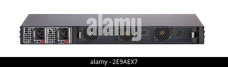 IT Hardware Server isolated and cutout on white background Stock Photo
