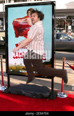 Jack Black arrives at the Nacho Libre Premiere, Grauman's Chinese Theatre, Los Angeles, CA on June 12, 2006. Photo by Steve Levy/ABACAPRESS.COM Stock Photo