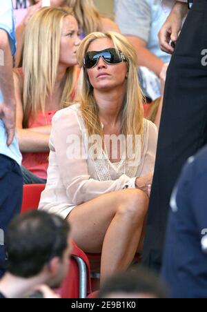 Abigail Clancy girlfriend of Peter Crouch attends the English vs Ecuador match as part of the 2006 Worl Cup, in Stuttgart, Germany, on June 25, 2006. Photo by Gouhier-Hahn-Orban/Cameleon/ABACAPRESS.COM Stock Photo