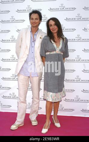 Philippine LeroyBeaulieu and her husband attend the 'Aide a L'Enfance