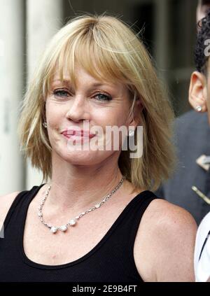 U.S actress Melanie Griffith leaves the Hotel 'Ritz Carlton' on Central Park South in New York City, New York on June 29, 2006. Photo by Cau-Guerin/ABACAPRESS.COM Stock Photo