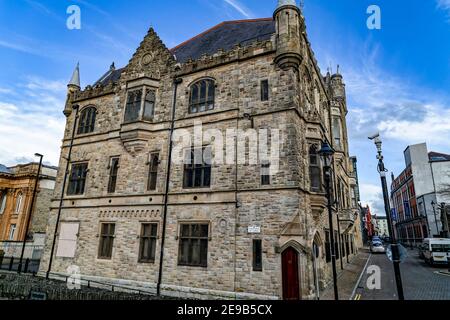 Londonderry, Northern Ireland. 28th April, 2016. The Apprentice Boy's Memorial Hall and museum is dedicated to the history and Siege of Londonderry. Stock Photo