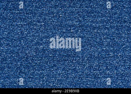 blue jeans macro texture background. Stock Photo