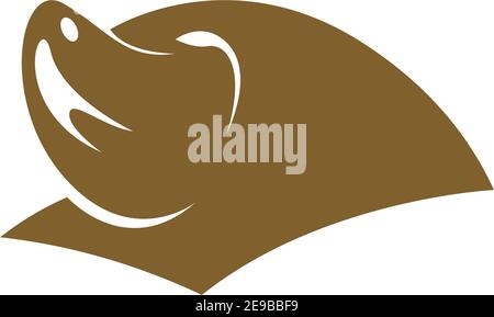 Mole animal logo icon design illustration vector template Stock Vector