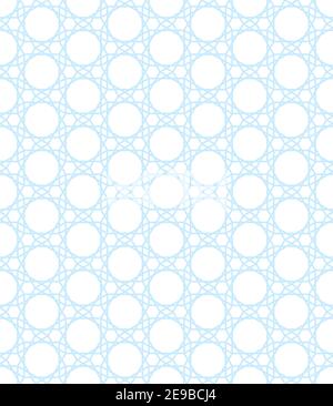 Seamless pattern of the abstract hexagonal geometric ornament Stock Vector