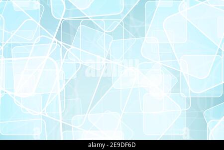 Abstract wide technology background with hexagons and gear wheels. Hi-tech circuit board illustration. Stock Photo