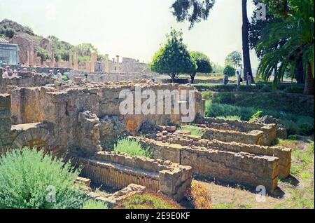 Enna. Piazza Armerina - Ruins of the Roman villa del Casale. Stock Photo