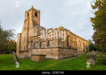 The historic parish church dedicated to St. Mary Magdalene in Yarm, North Yorkshire Stock Photo