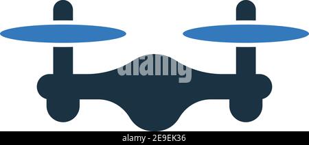 Air drone, flying drone icon is use in designing and developing websites, commercial, print media, web or any type of design project. Stock Vector