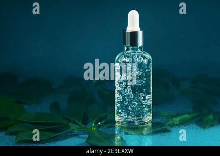 Download Dropper Glass Bottle Mock Up Serum Skin Care Cosmetics On Pink Background Banner Or Template Beauty Product Concept Stock Photo Alamy